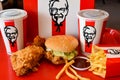 KFC fast food restaurant.